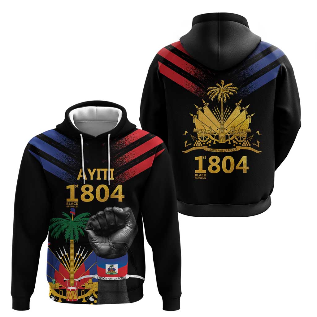 Haiti Independence Day Hoodie The First Black Republic Since 1804 LT9