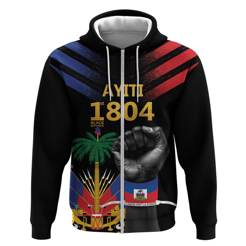 Haiti Independence Day Hoodie The First Black Republic Since 1804 LT9