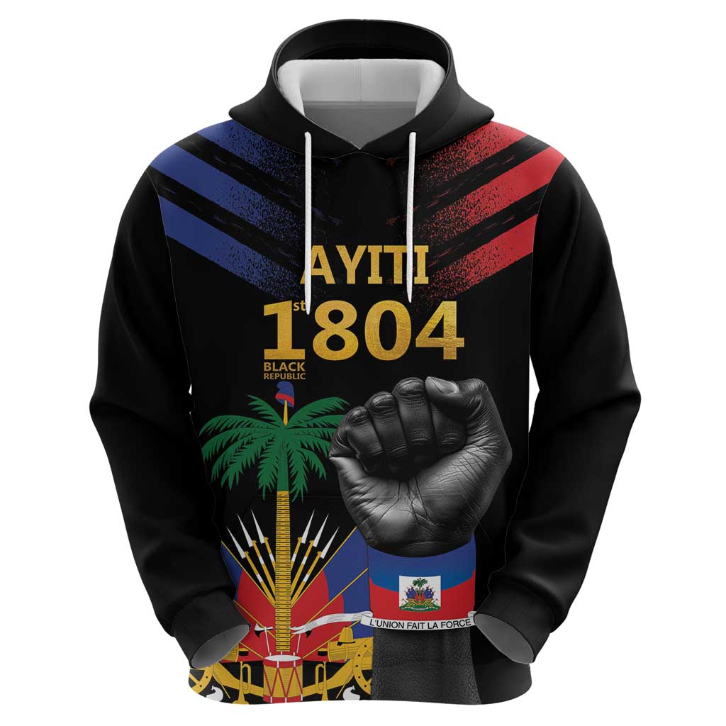 Haiti Independence Day Hoodie The First Black Republic Since 1804 LT9