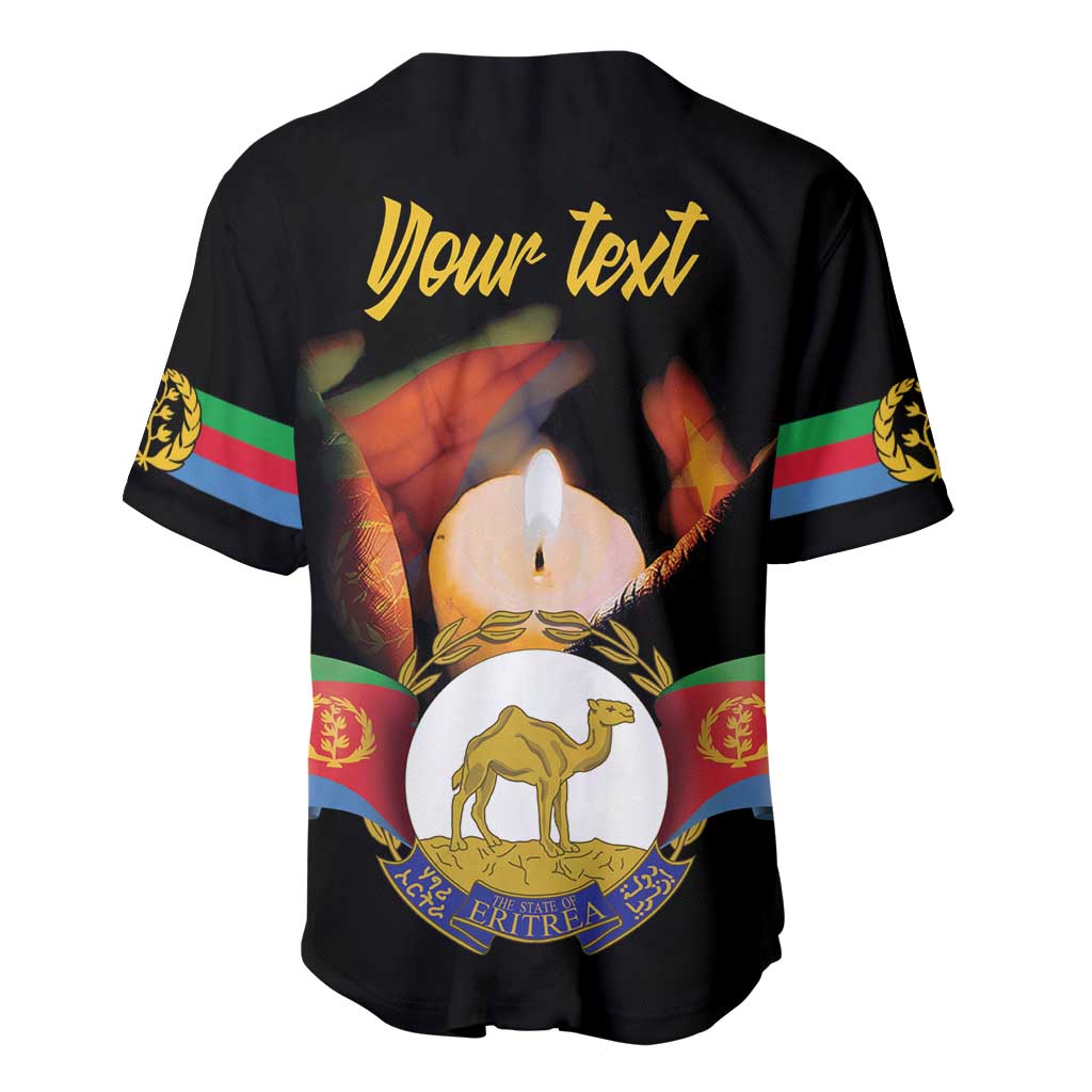 Personalized Afro-Eritrea Maelti Siwuat Baseball Jersey Shida Shoes Glory To Our Martyrs Eritrea LT9