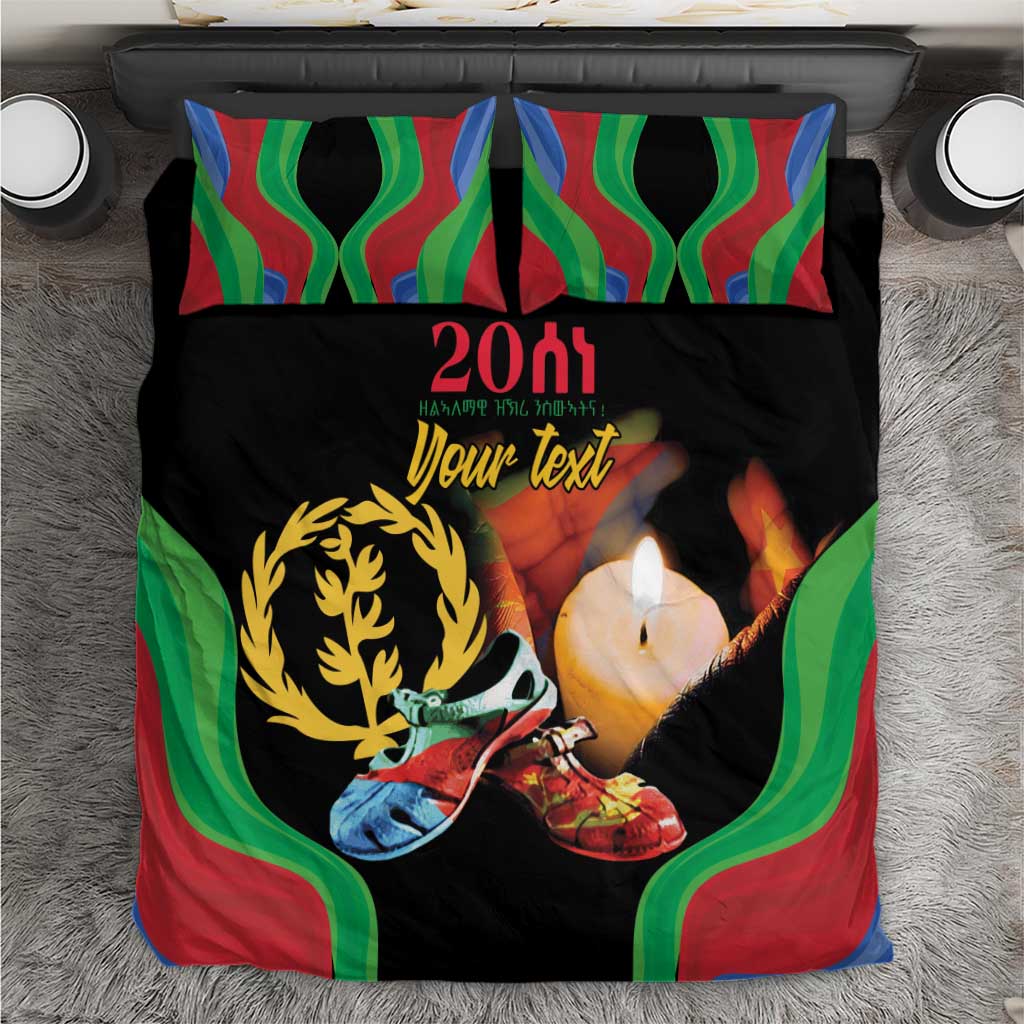 Personalized Afro-Eritrea Maelti Siwuat Bedding Set Shida Shoes Glory To Our Martyrs Eritrea LT9