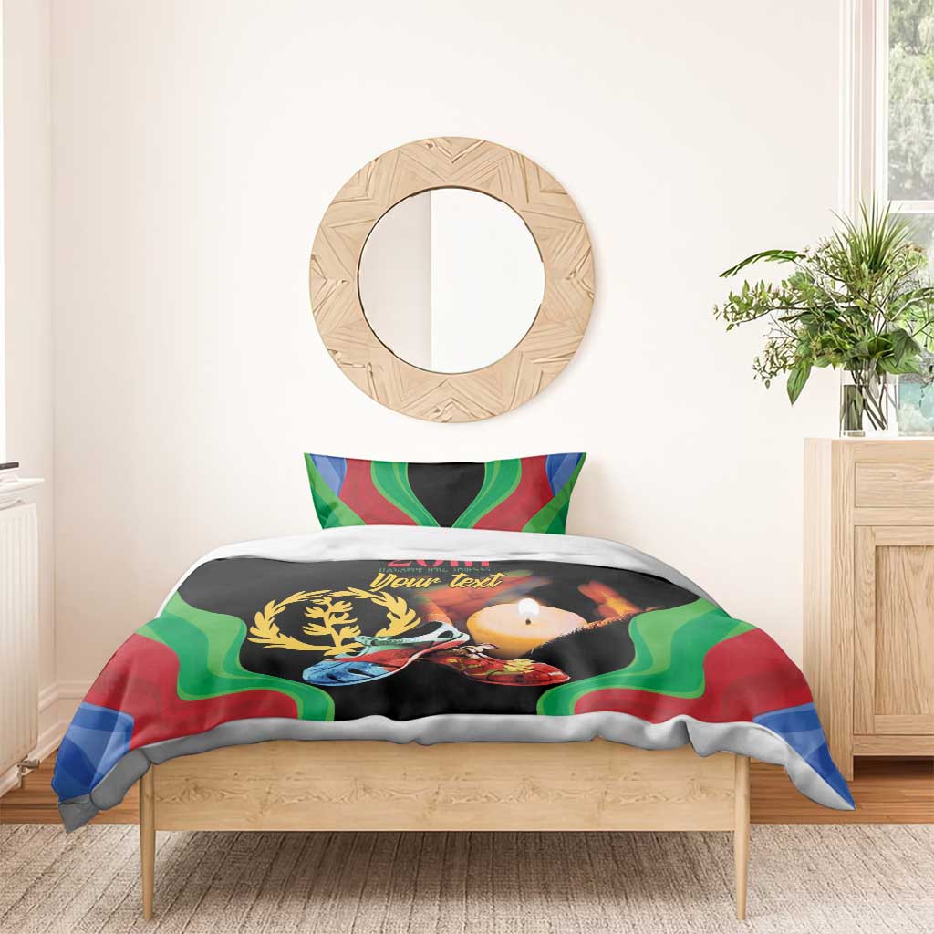 Personalized Afro-Eritrea Maelti Siwuat Bedding Set Shida Shoes Glory To Our Martyrs Eritrea LT9