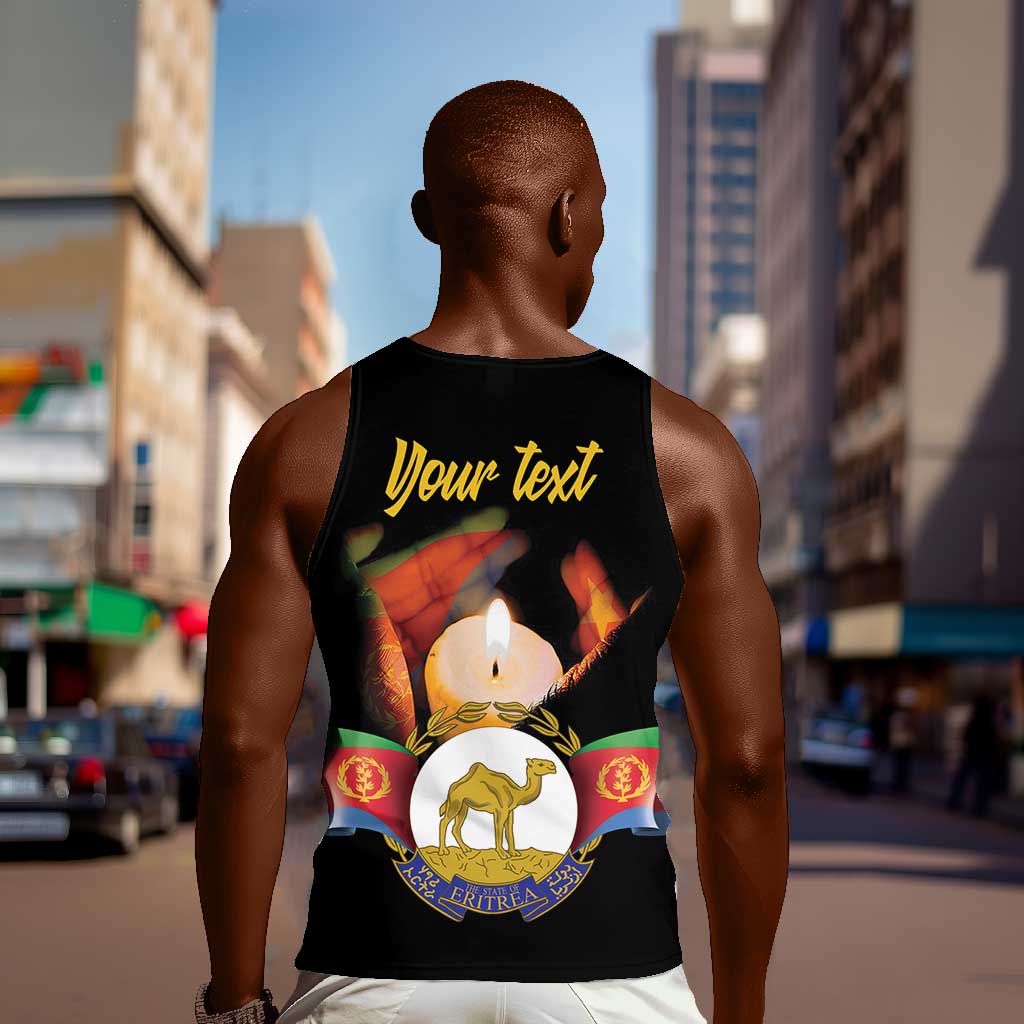 Personalized Afro-Eritrea Maelti Siwuat Men Tank Top Shida Shoes Glory To Our Martyrs Eritrea LT9