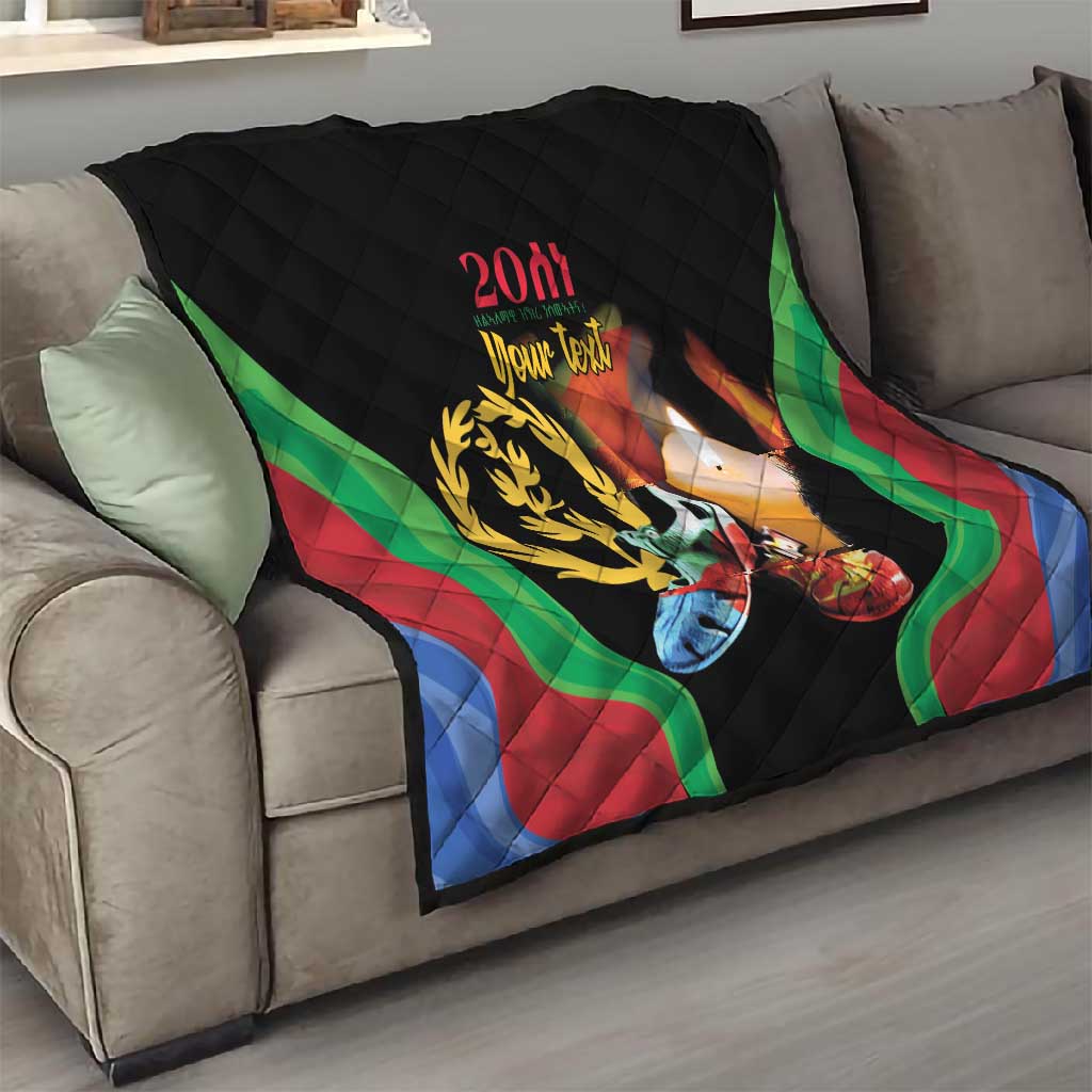 Personalized Afro-Eritrea Maelti Siwuat Quilt Shida Shoes Glory To Our Martyrs Eritrea LT9