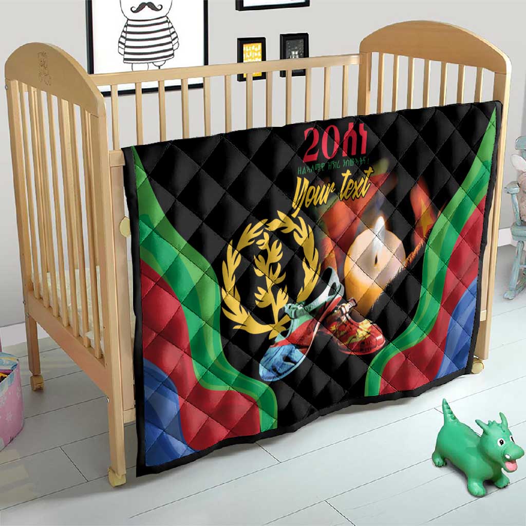 Personalized Afro-Eritrea Maelti Siwuat Quilt Shida Shoes Glory To Our Martyrs Eritrea LT9