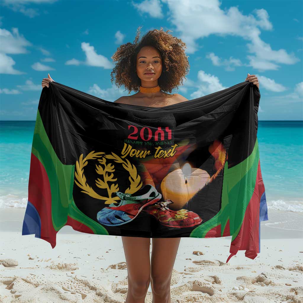Personalized Afro-Eritrea Maelti Siwuat Sarong Shida Shoes Glory To Our Martyrs Eritrea LT9