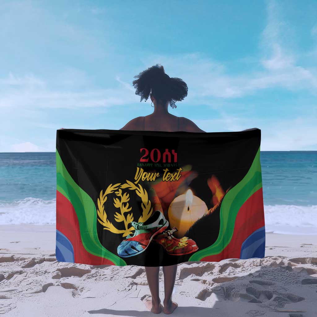 Personalized Afro-Eritrea Maelti Siwuat Sarong Shida Shoes Glory To Our Martyrs Eritrea LT9