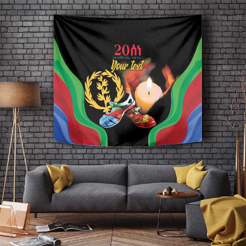Personalized Afro-Eritrea Maelti Siwuat Tapestry Shida Shoes Glory To Our Martyrs Eritrea LT9