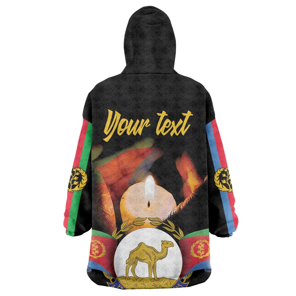 Personalized Afro-Eritrea Maelti Siwuat Wearable Blanket Hoodie Shida Shoes Glory To Our Martyrs Eritrea LT9