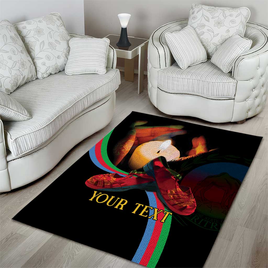 Personalized Afro-Eritrea Maelti Siwuat Area Rug Candle Vigil Glory To Our Martyrs Eritrea LT9