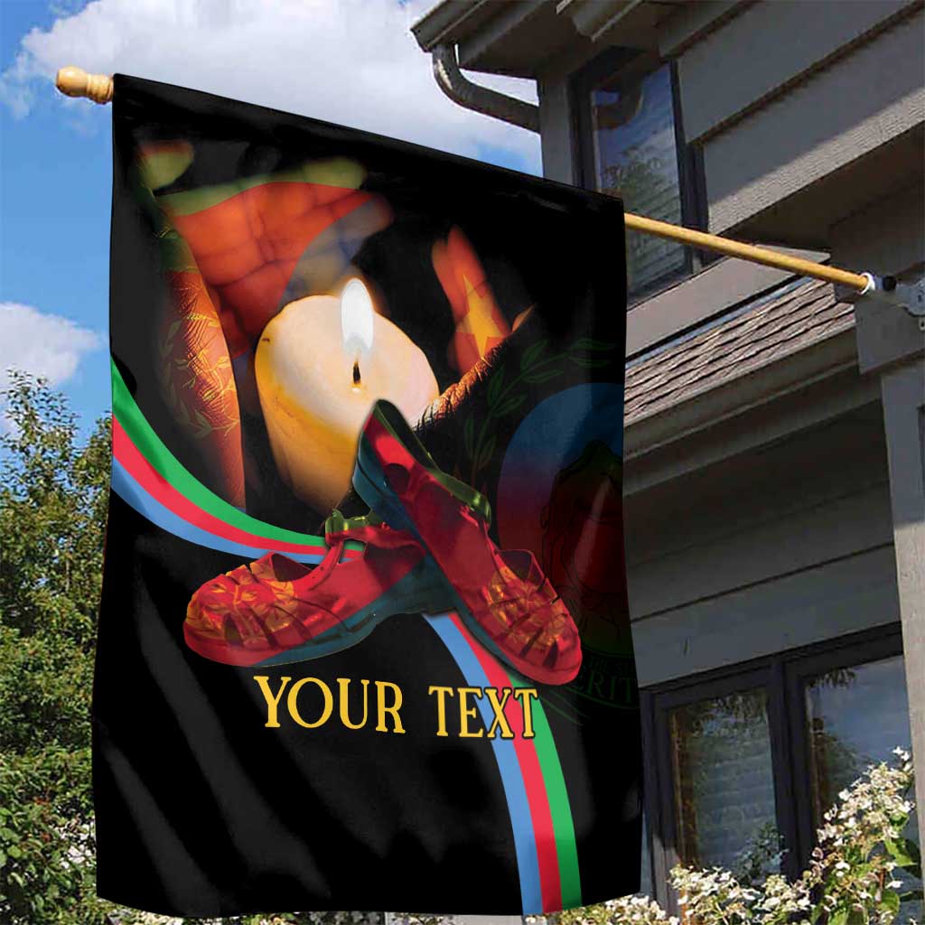 Personalized Afro-Eritrea Maelti Siwuat Garden Flag Candle Vigil Glory To Our Martyrs Eritrea LT9