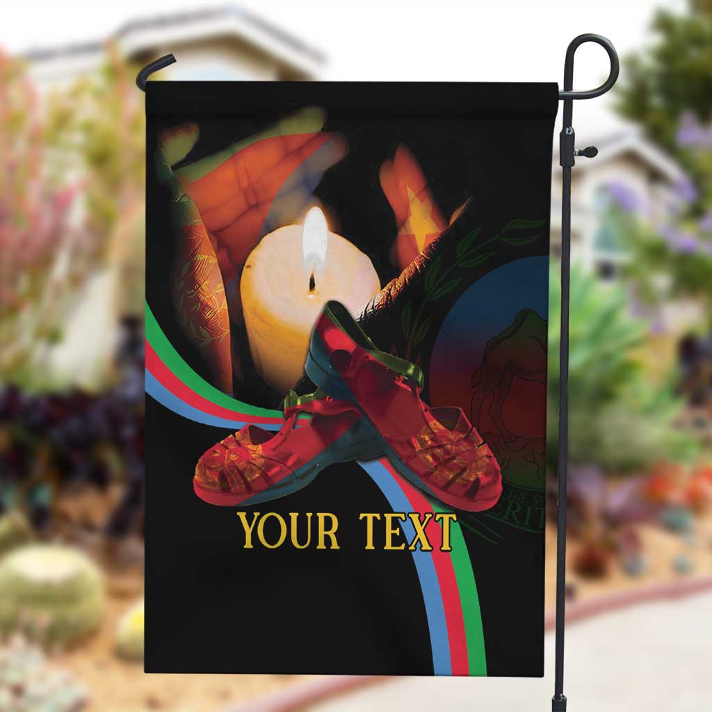 Personalized Afro-Eritrea Maelti Siwuat Garden Flag Candle Vigil Glory To Our Martyrs Eritrea LT9