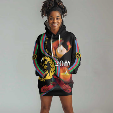 Personalized Afro-Eritrea Maelti Siwuat Hoodie Dress Candle Vigil Glory To Our Martyrs Eritrea LT9