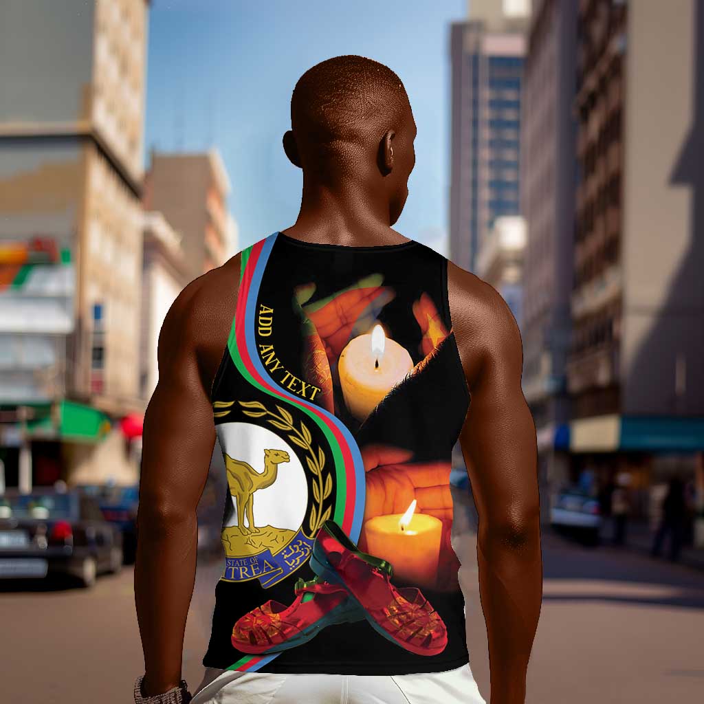 Personalized Afro-Eritrea Maelti Siwuat Men Tank Top Candle Vigil Glory To Our Martyrs Eritrea LT9