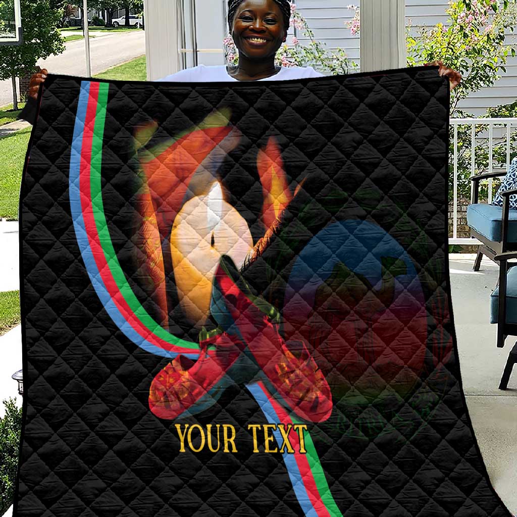Personalized Afro-Eritrea Maelti Siwuat Quilt Candle Vigil Glory To Our Martyrs Eritrea LT9
