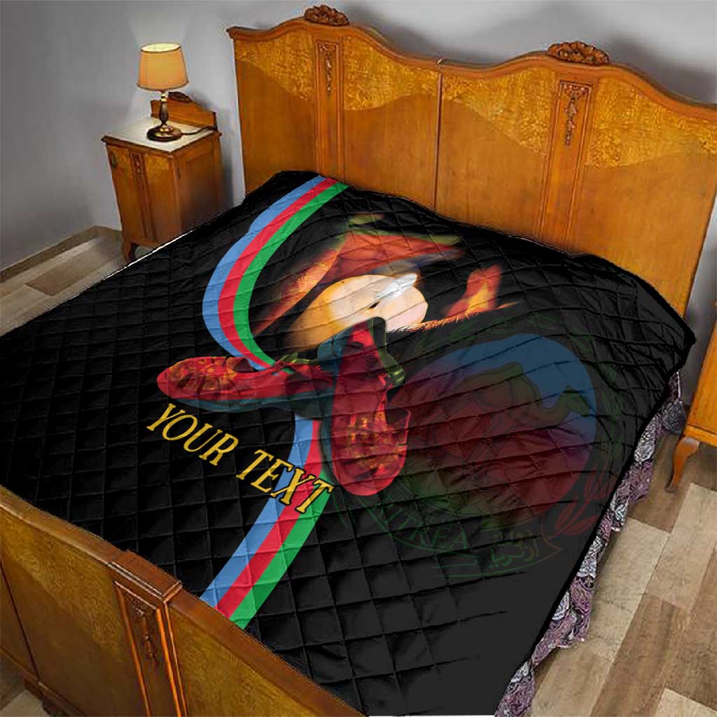 Personalized Afro-Eritrea Maelti Siwuat Quilt Candle Vigil Glory To Our Martyrs Eritrea LT9