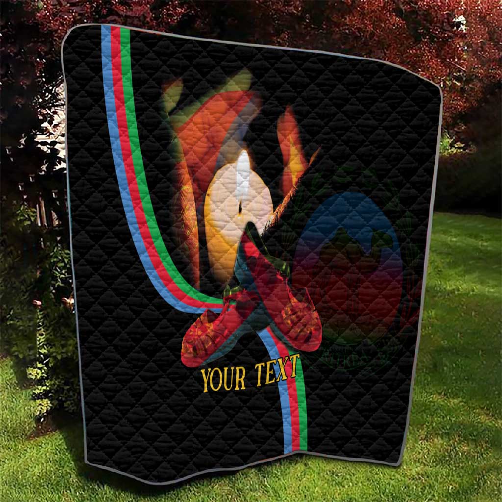Personalized Afro-Eritrea Maelti Siwuat Quilt Candle Vigil Glory To Our Martyrs Eritrea LT9