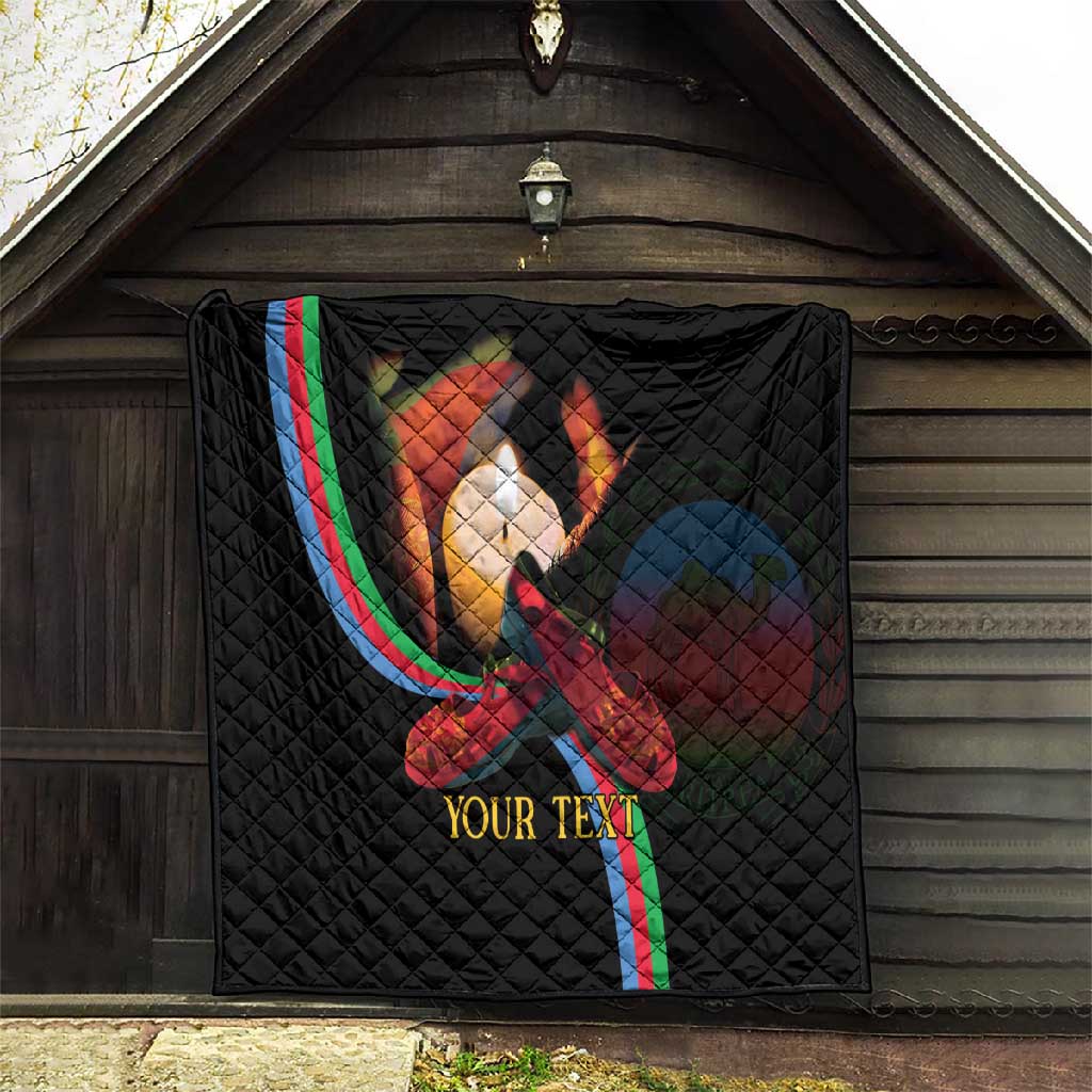 Personalized Afro-Eritrea Maelti Siwuat Quilt Candle Vigil Glory To Our Martyrs Eritrea LT9