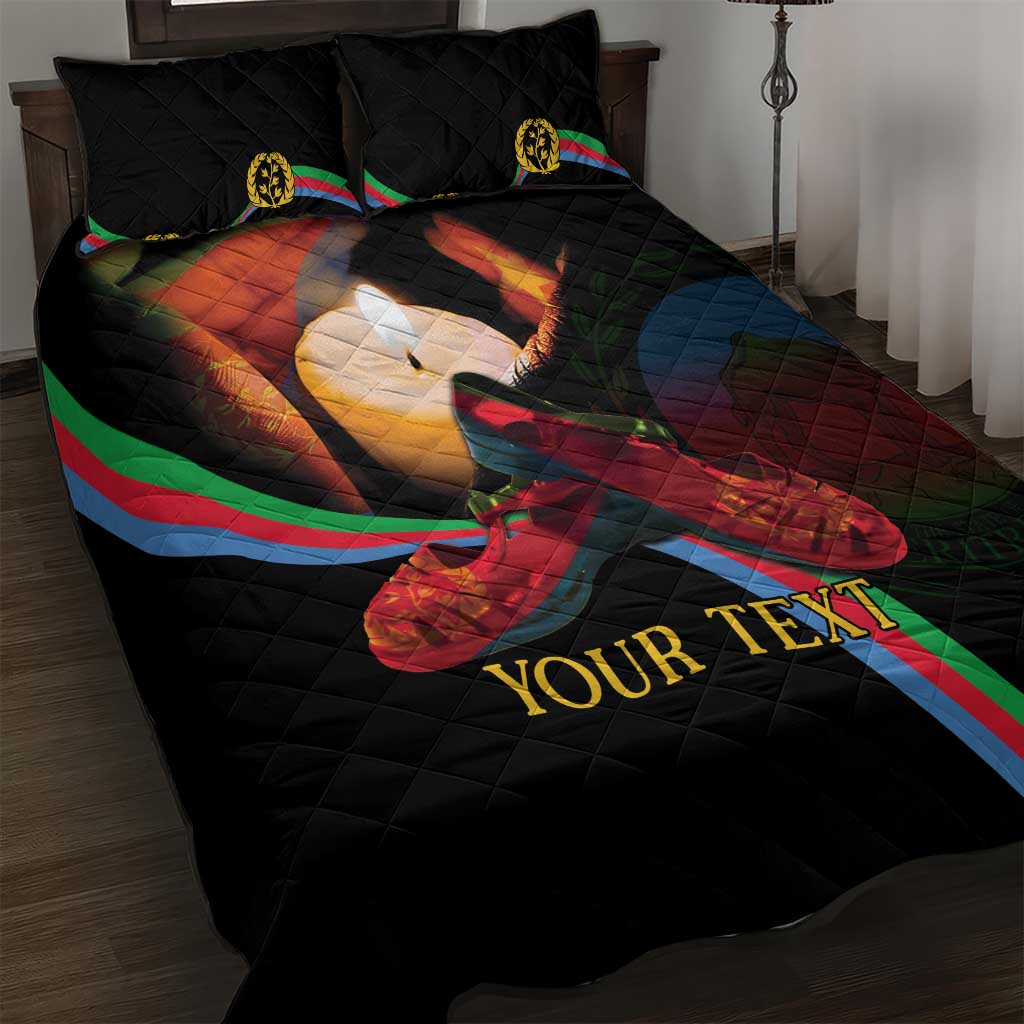 Personalized Afro-Eritrea Maelti Siwuat Quilt Bed Set Candle Vigil Glory To Our Martyrs Eritrea LT9