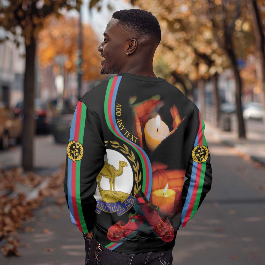 Personalized Afro-Eritrea Maelti Siwuat Sweatshirt Candle Vigil Glory To Our Martyrs Eritrea LT9
