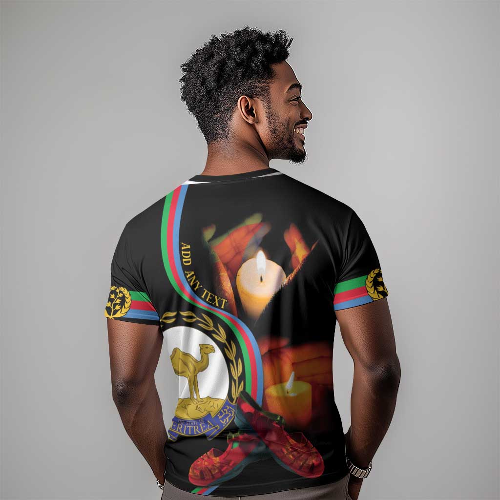 Personalized Afro-Eritrea Maelti Siwuat T shirt Candle Vigil Glory To Our Martyrs Eritrea LT9