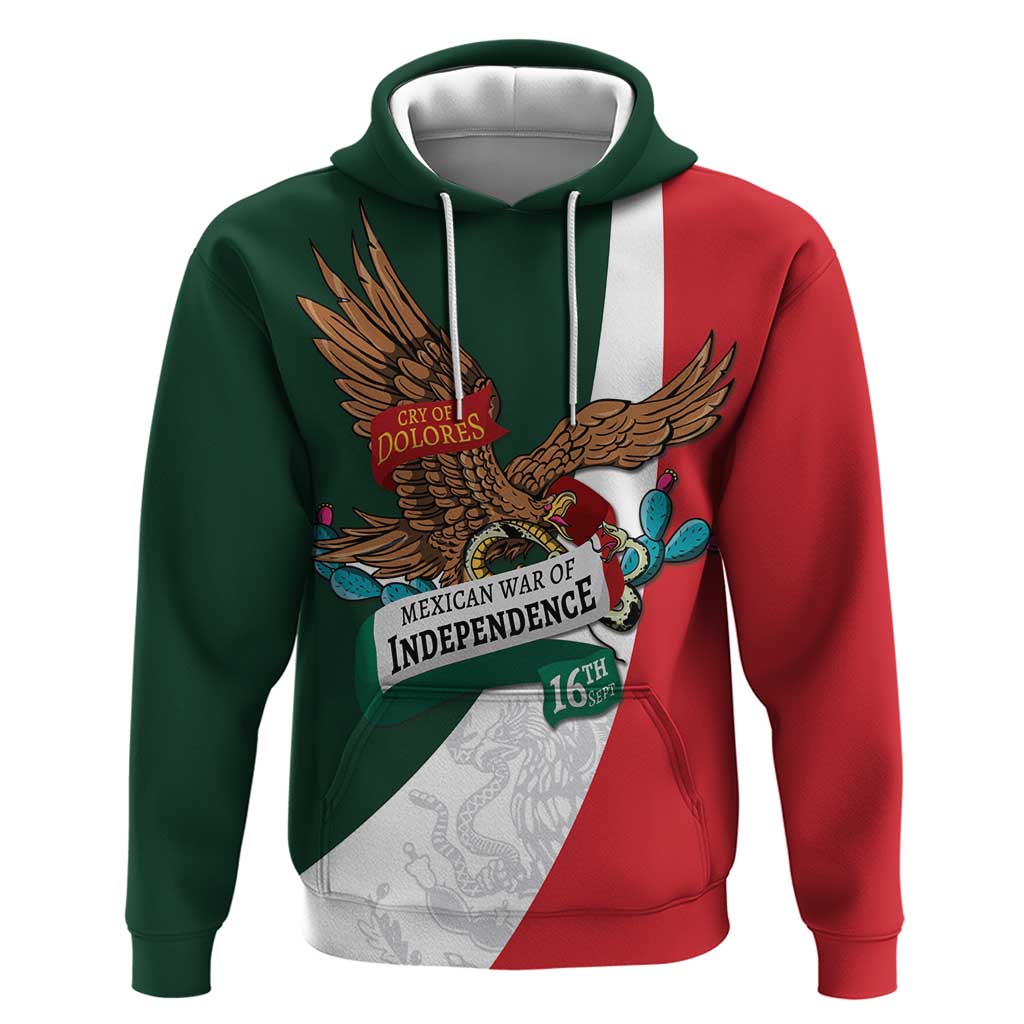 iViva Mexico Eagle Personalized Hoodie Mexican Independence Day Fiesta LT9