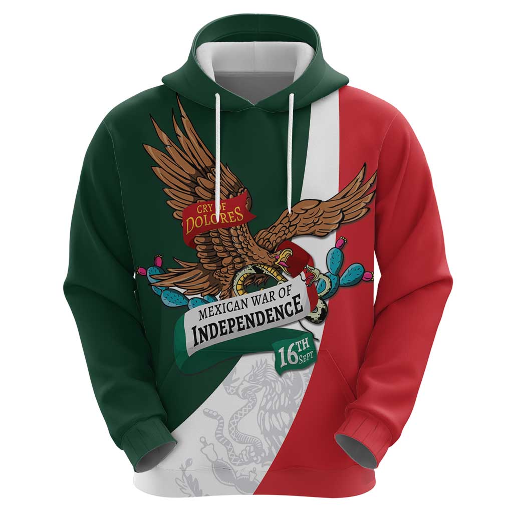 iViva Mexico Eagle Personalized Hoodie Mexican Independence Day Fiesta LT9