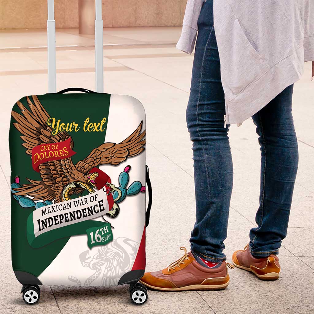 iViva Mexico Eagle Personalized Luggage Cover Mexican Independence Day Fiesta LT9
