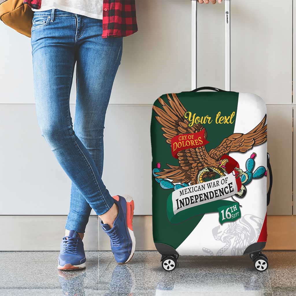 iViva Mexico Eagle Personalized Luggage Cover Mexican Independence Day Fiesta LT9