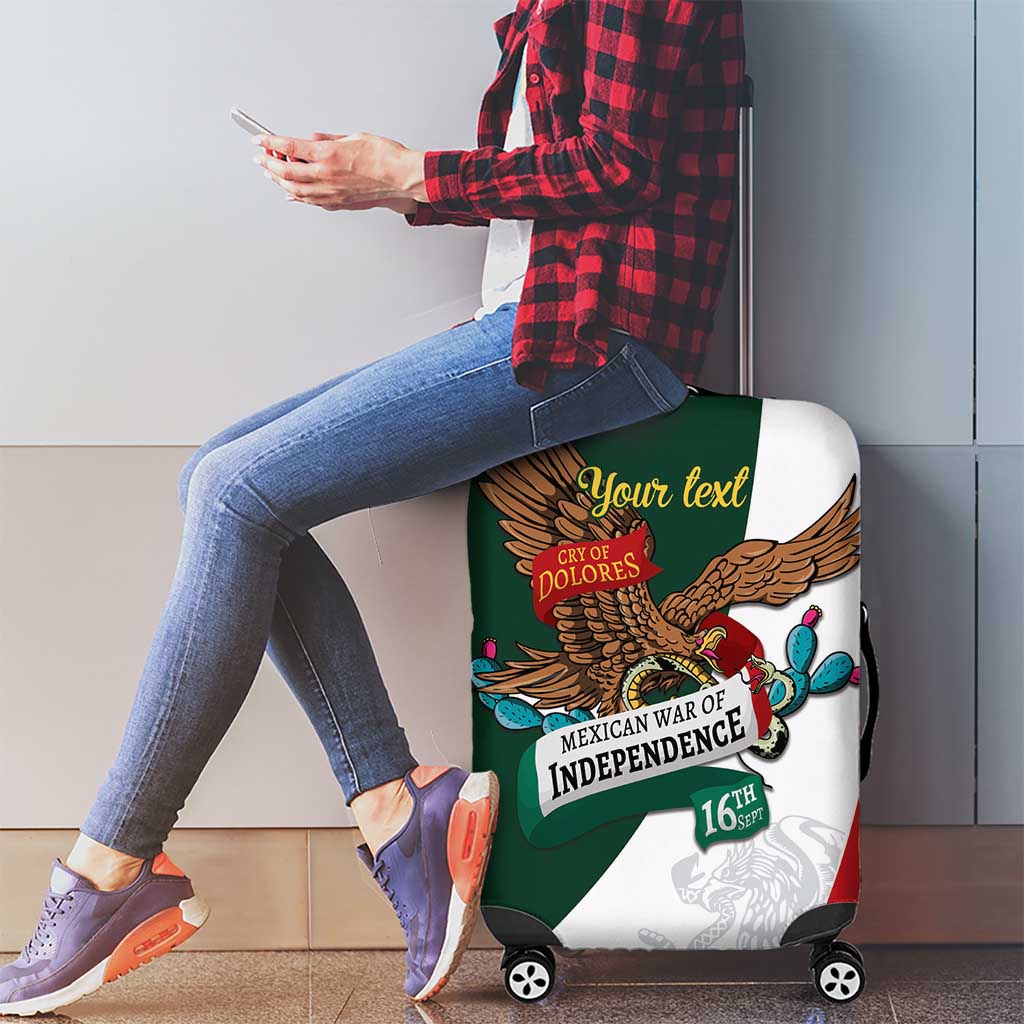 iViva Mexico Eagle Personalized Luggage Cover Mexican Independence Day Fiesta LT9