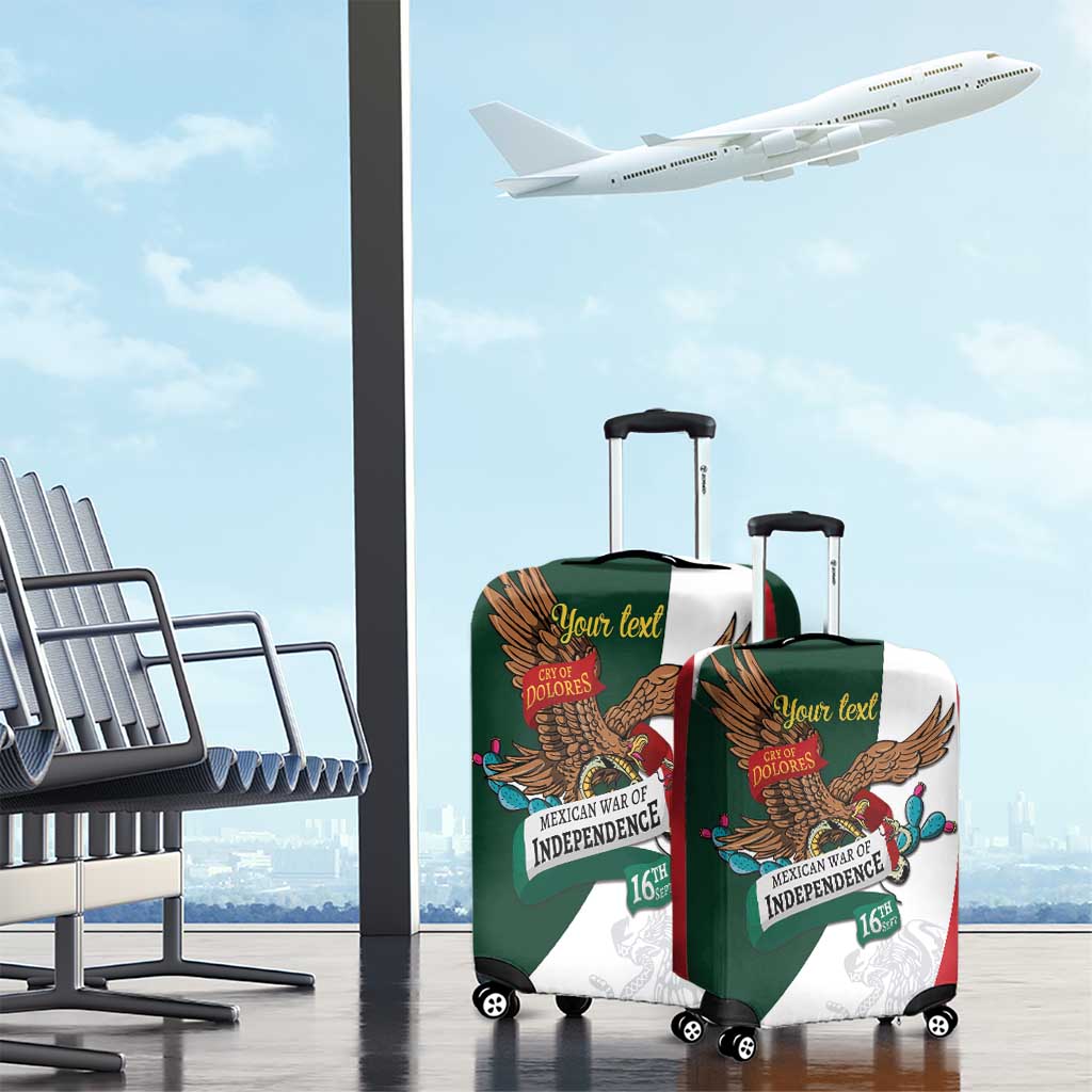 iViva Mexico Eagle Personalized Luggage Cover Mexican Independence Day Fiesta LT9