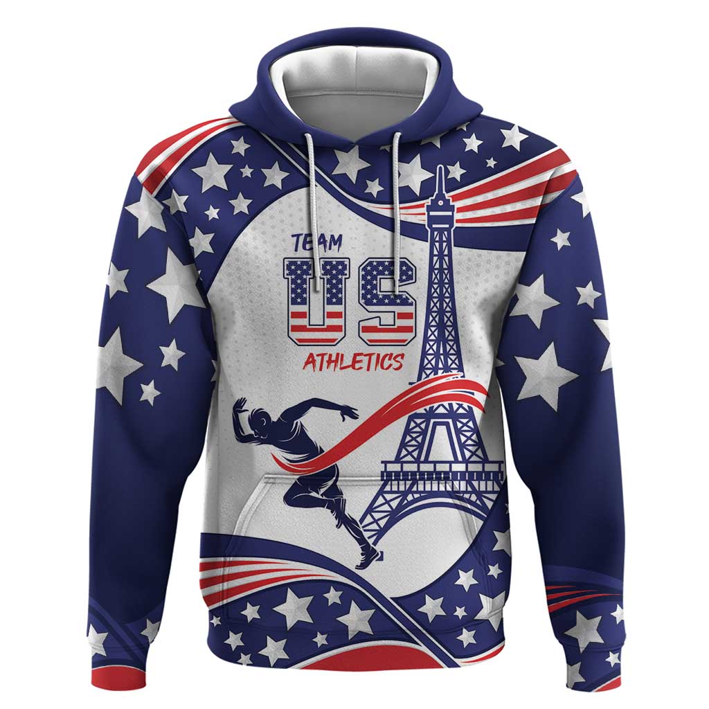 Personalized USA Athletics Hoodie One For All Summer Sport LT9