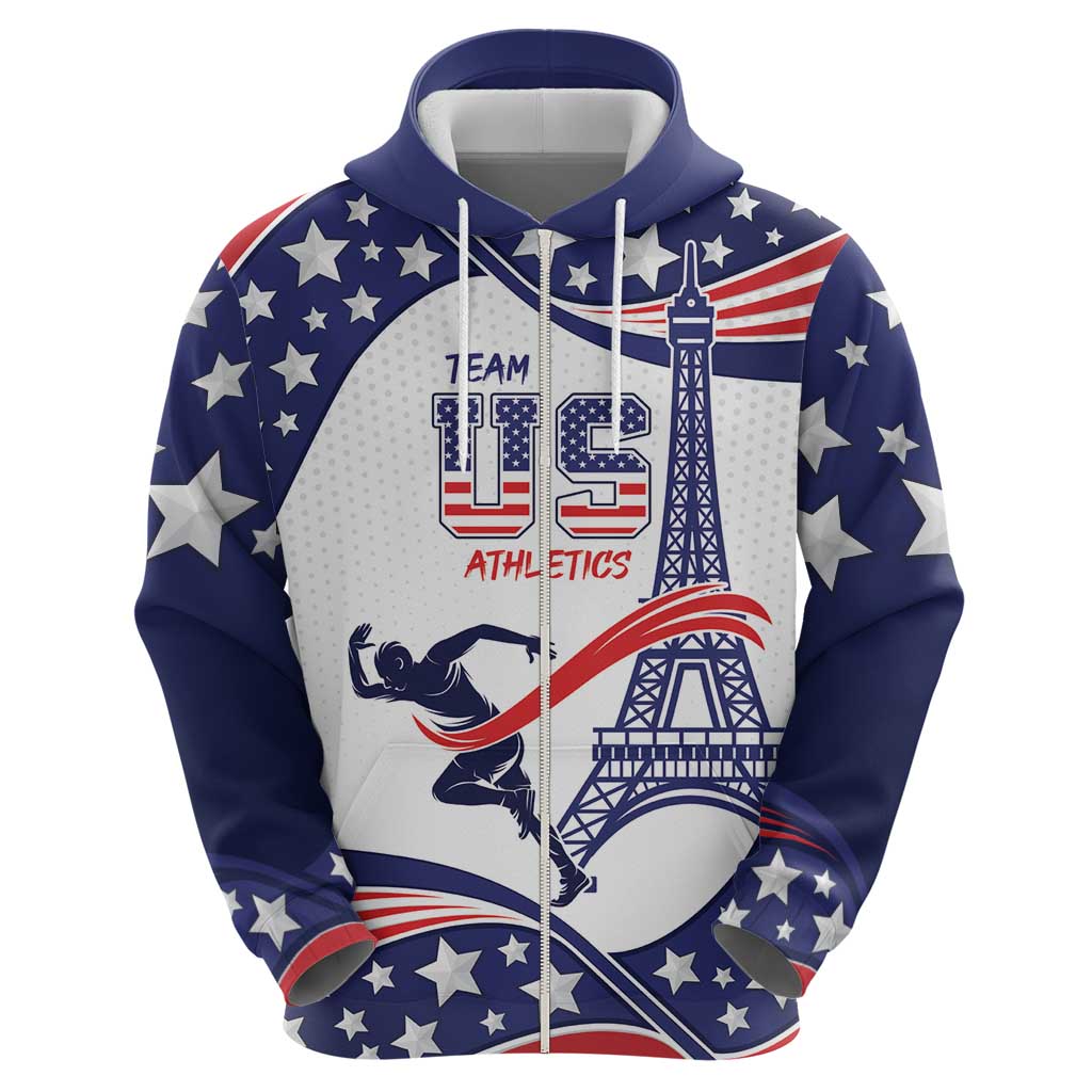 Personalized USA Athletics Hoodie One For All Summer Sport LT9