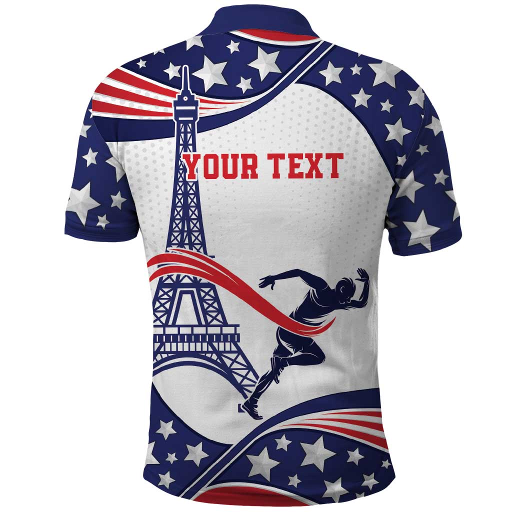 Personalized USA Athletics Polo Shirt One For All Summer Sport LT9