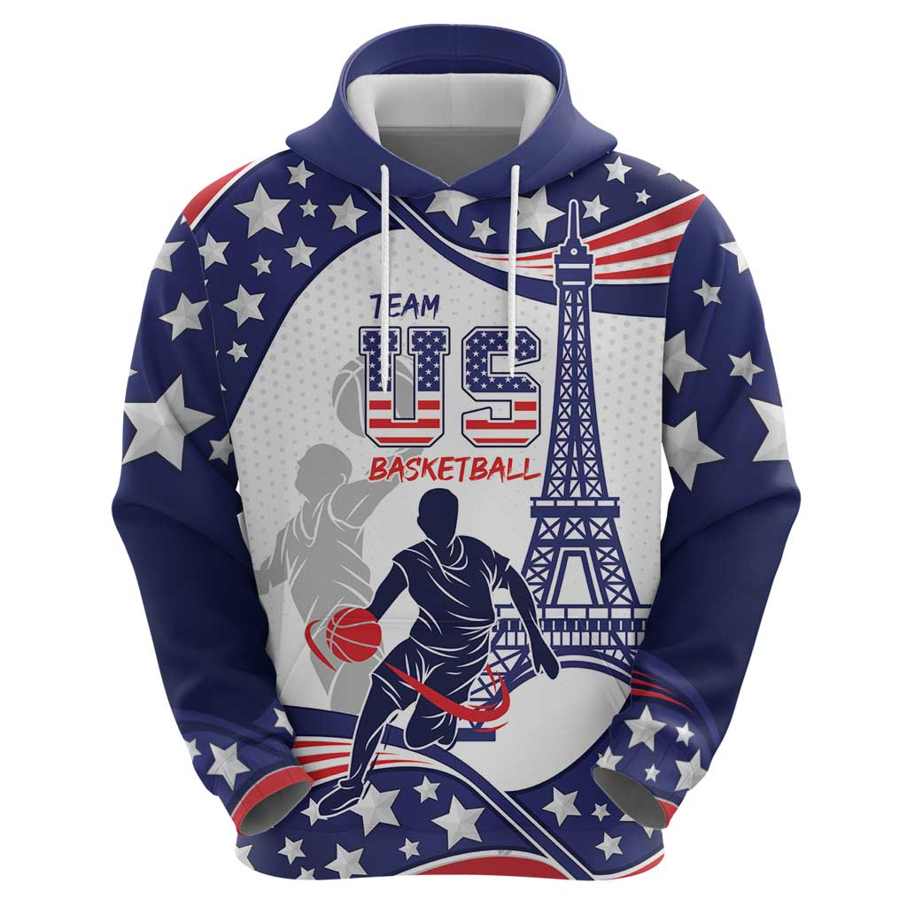 Personalized USA Basketball Hoodie One For All Summer Sport LT9