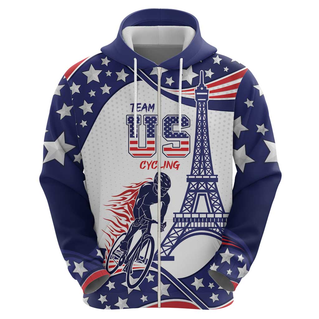 Personalized USA Cycling Hoodie One For All Summer Sport LT9