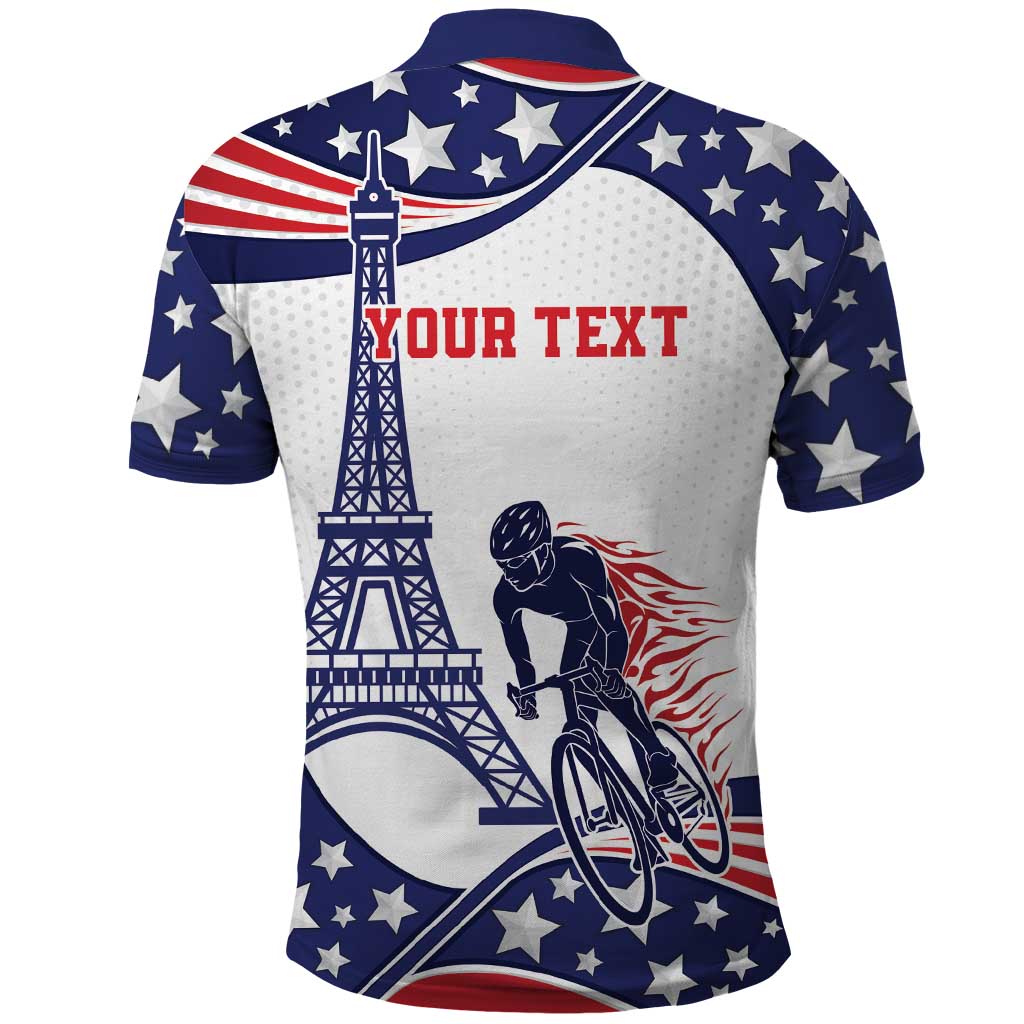 Personalized USA Cycling Polo Shirt One For All Summer Sport LT9