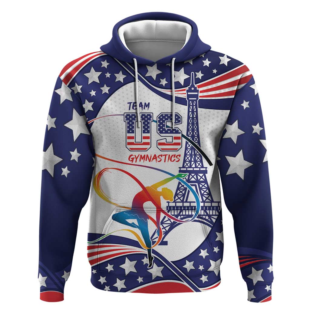 Personalized USA Gymnastics Hoodie One For All Summer Sport LT9