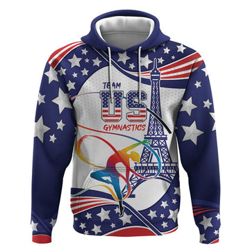 Personalized USA Gymnastics Hoodie One For All Summer Sport LT9