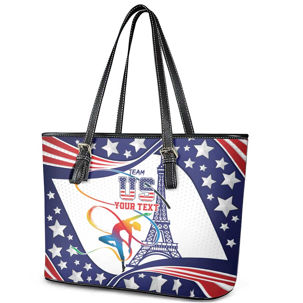 Personalized USA Gymnastics Leather Tote Bag One For All Summer Sport LT9