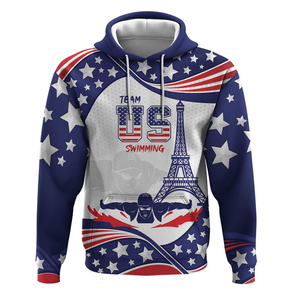 Personalized USA Swimming Hoodie One For All Summer Sport LT9
