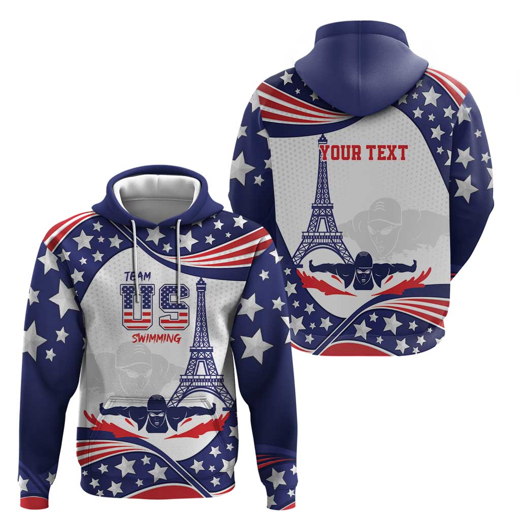 Personalized USA Swimming Hoodie One For All Summer Sport LT9