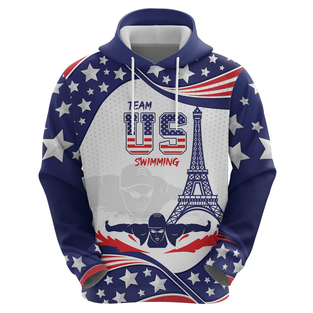 Personalized USA Swimming Hoodie One For All Summer Sport LT9