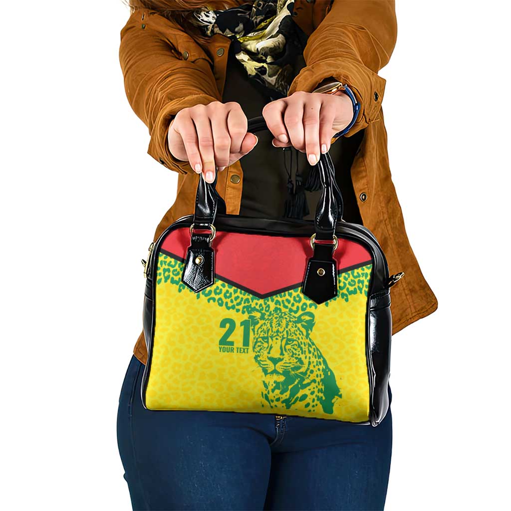 Custom Guyana Golden Jaguars Shoulder Handbag Heritage Flame Edition LT9
