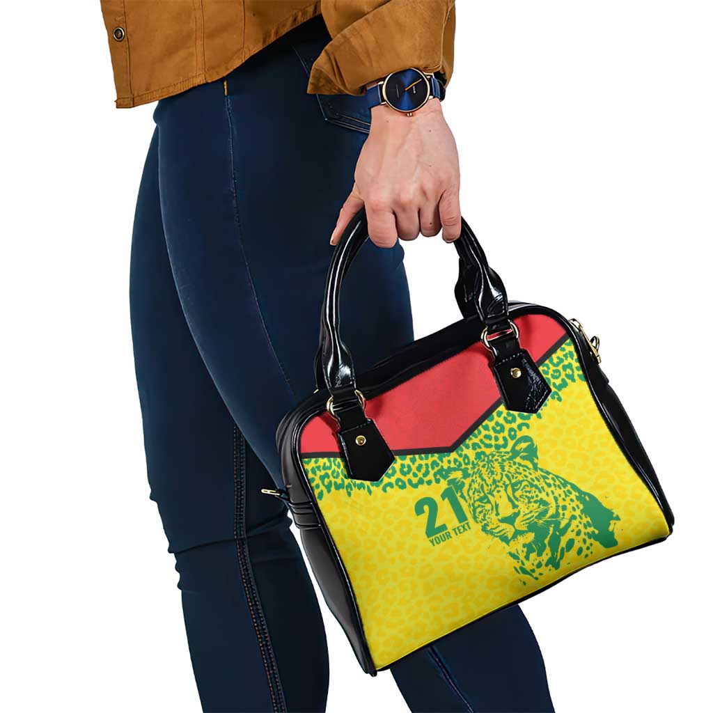 Custom Guyana Golden Jaguars Shoulder Handbag Heritage Flame Edition LT9