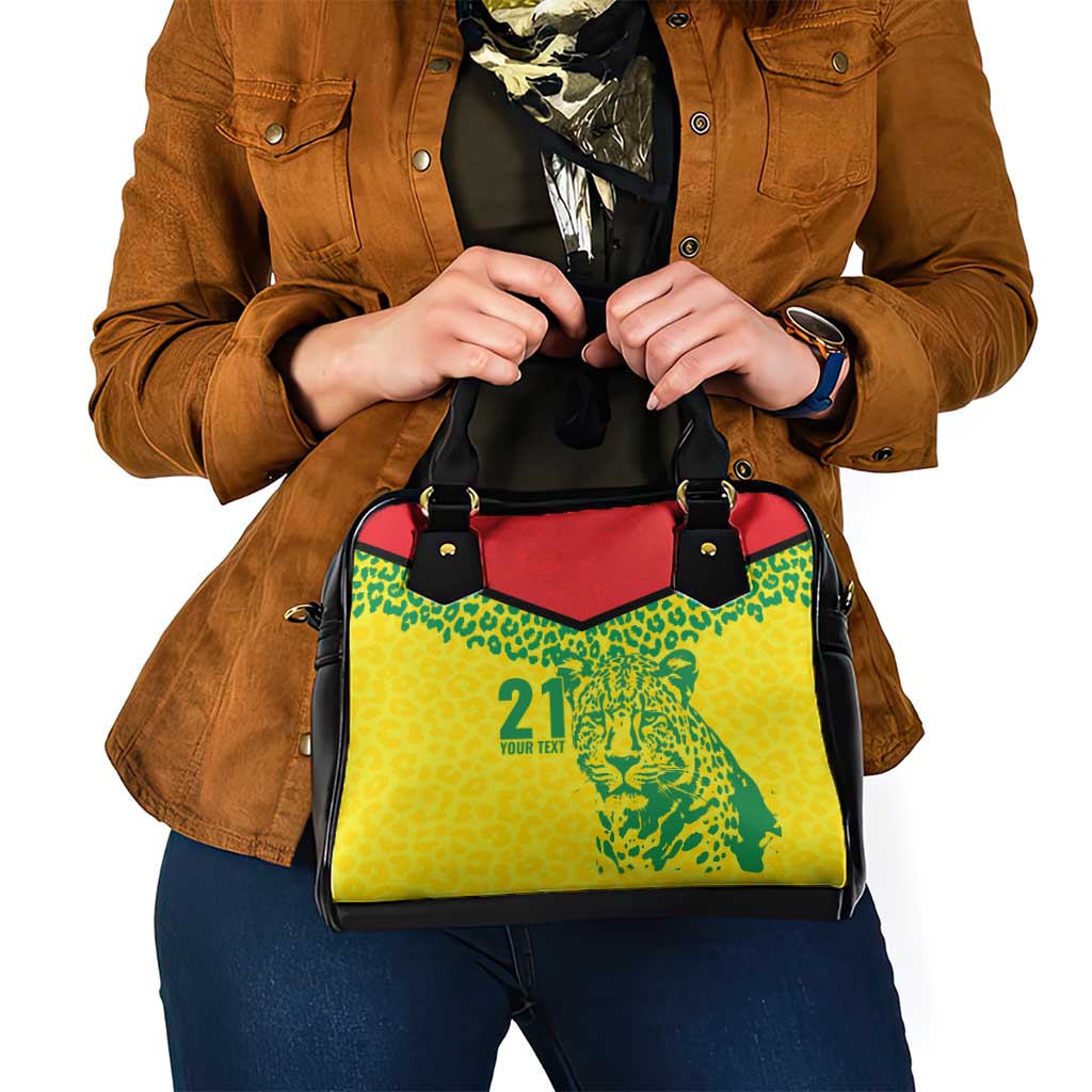Custom Guyana Golden Jaguars Shoulder Handbag Heritage Flame Edition LT9