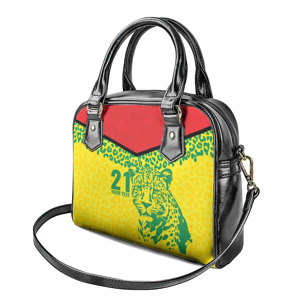Custom Guyana Golden Jaguars Shoulder Handbag Heritage Flame Edition LT9