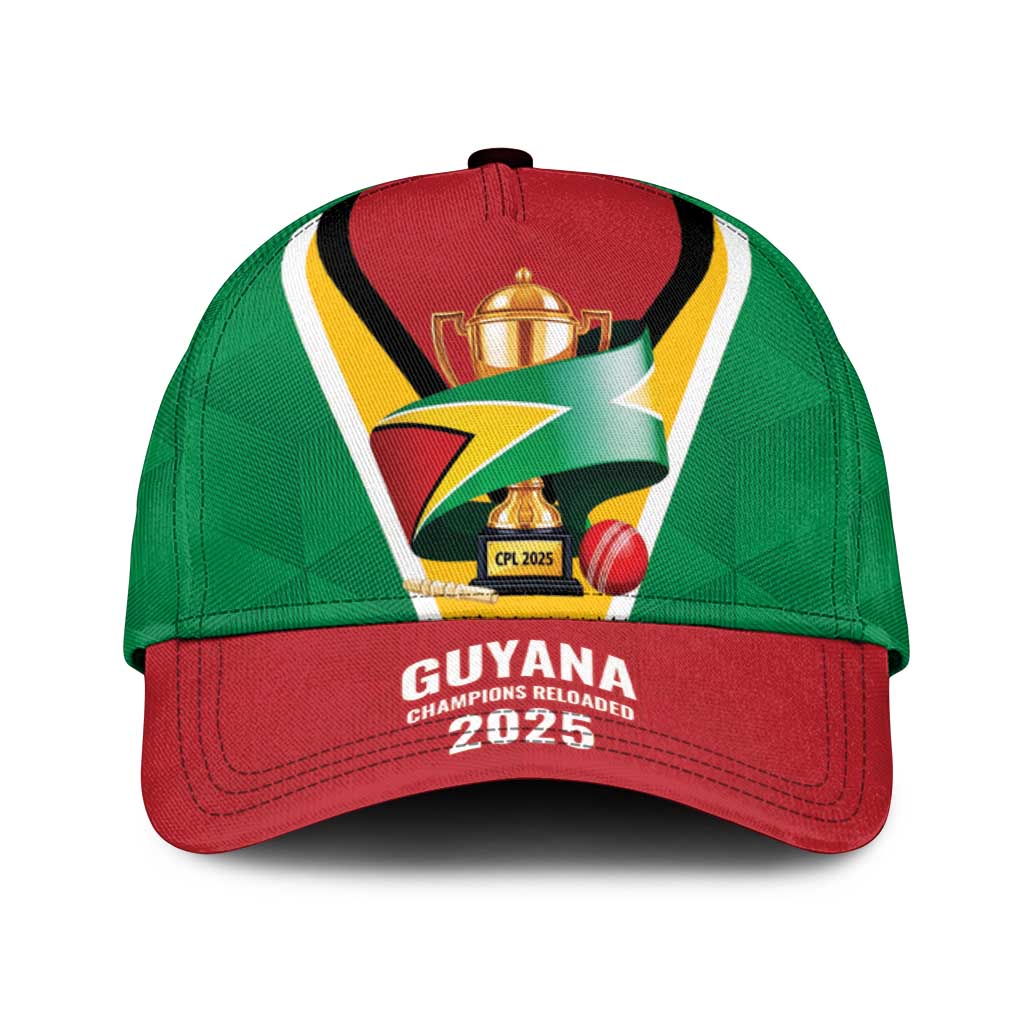 Custom Guyana Champions Reloaded 2025 Classic Cap Caribbean Cricket Supporter Amazon Warriors LT9