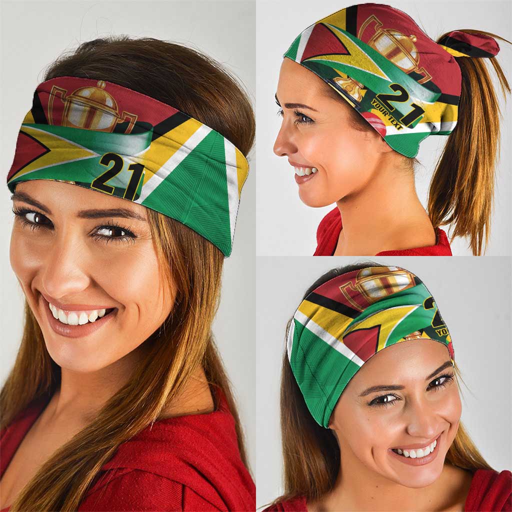 Custom Guyana Champions Reloaded 2025 Neck Gaiter Caribbean Cricket Supporter Amazon Warriors LT9
