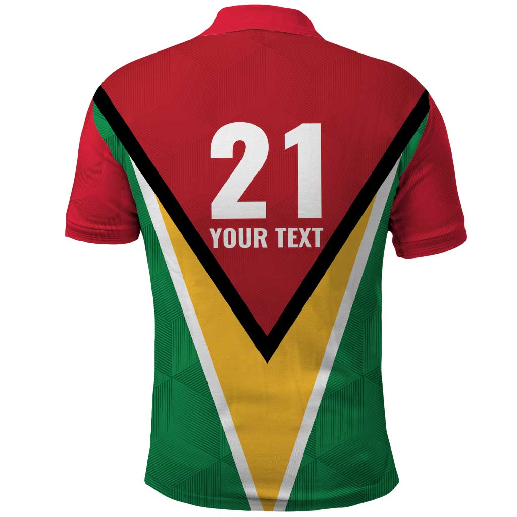 Custom Guyana Champions Reloaded 2025 Polo Shirt Caribbean Cricket Supporter Amazon Warriors LT9